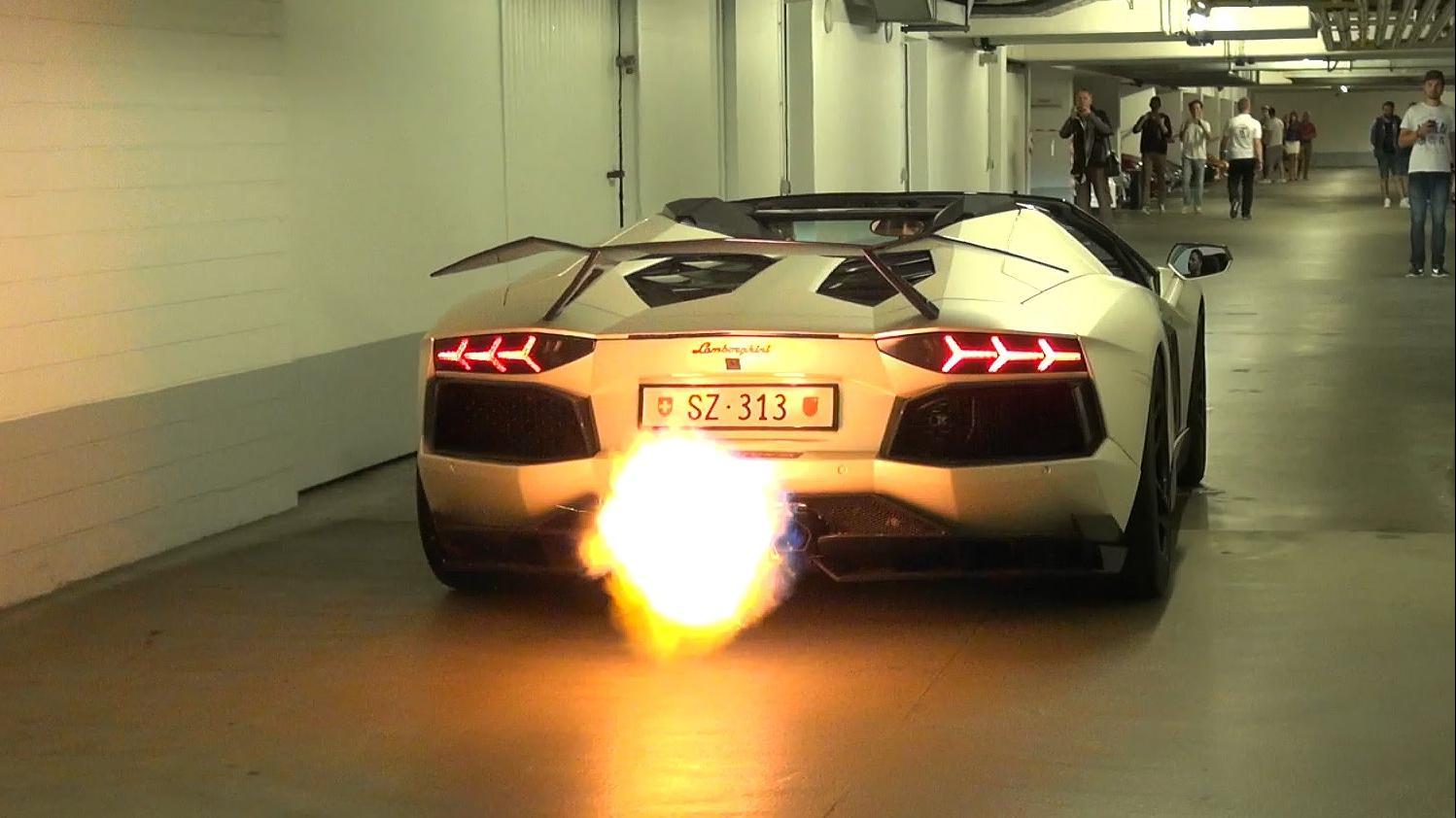 Novitec Torado Lamborghini Aventador LP760 Spitting Flames